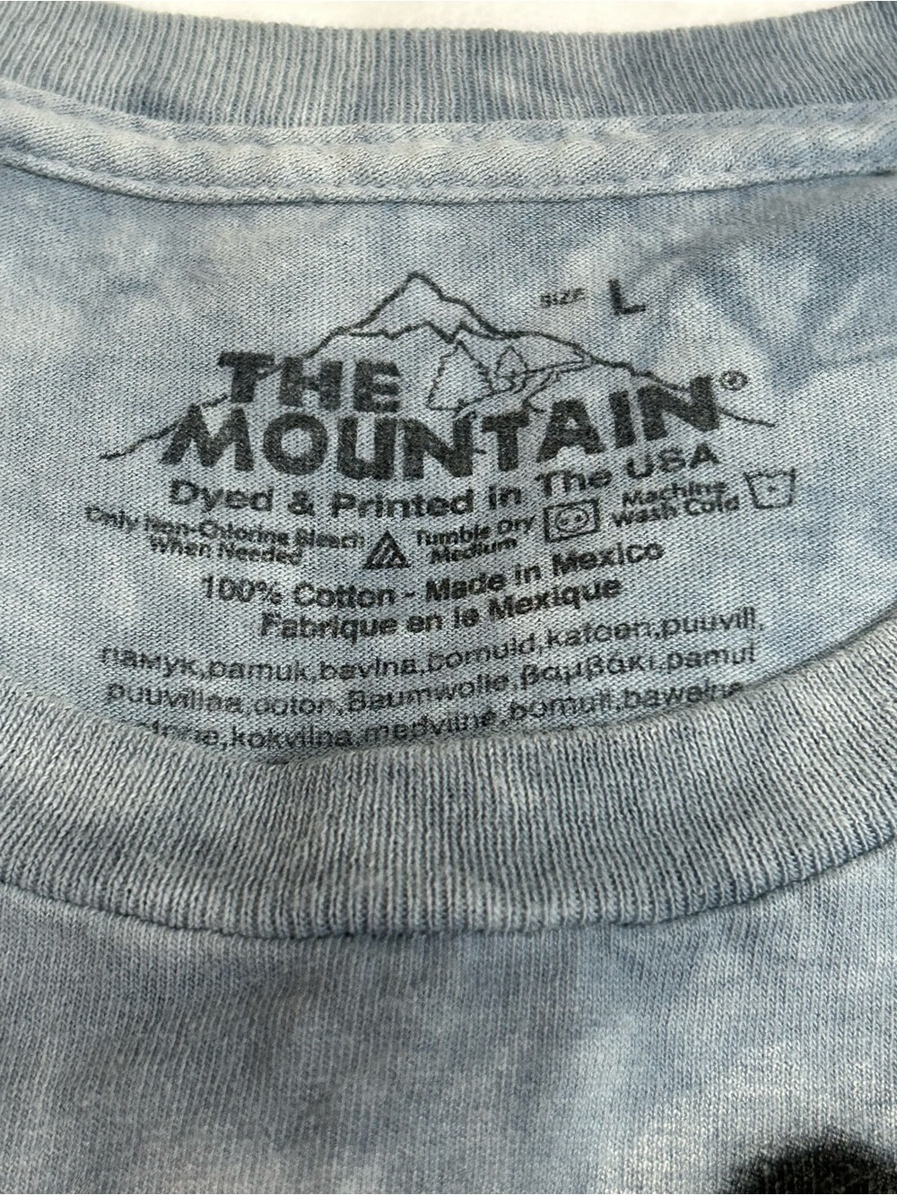 The Mountain White Wolf Long Sleeve Size Large - Picture 6 of 8